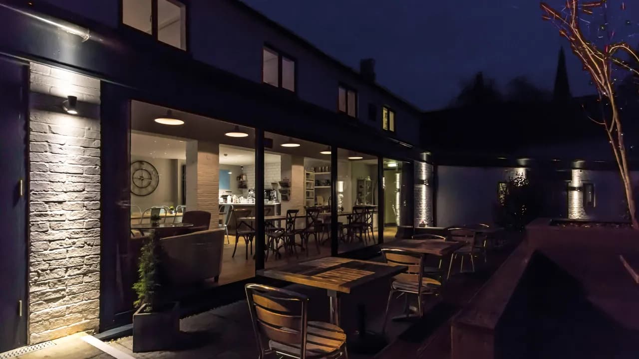 Outdoor lighting for hospitality