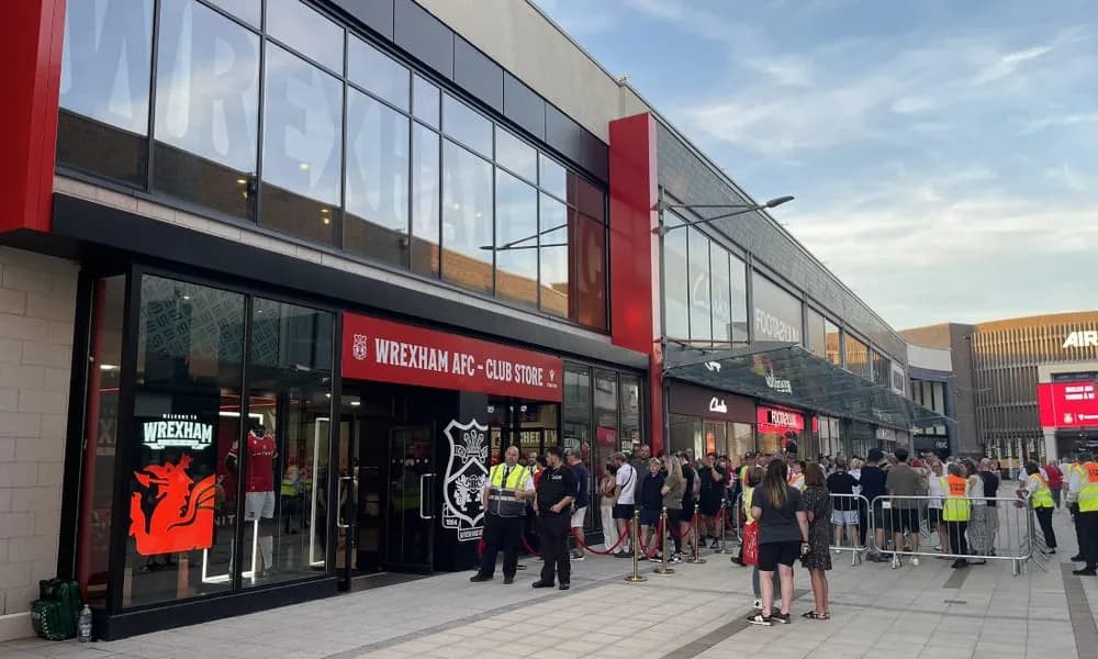 Lighting up Wrexham FC Official Shop