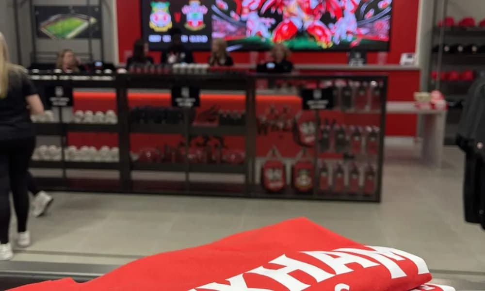 Lighting up Wrexham FC Official Shop