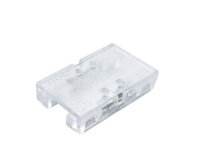 Strip to strip plastic connector straight